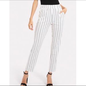 BRAND NEW Striped Cropped & Tapered Pants